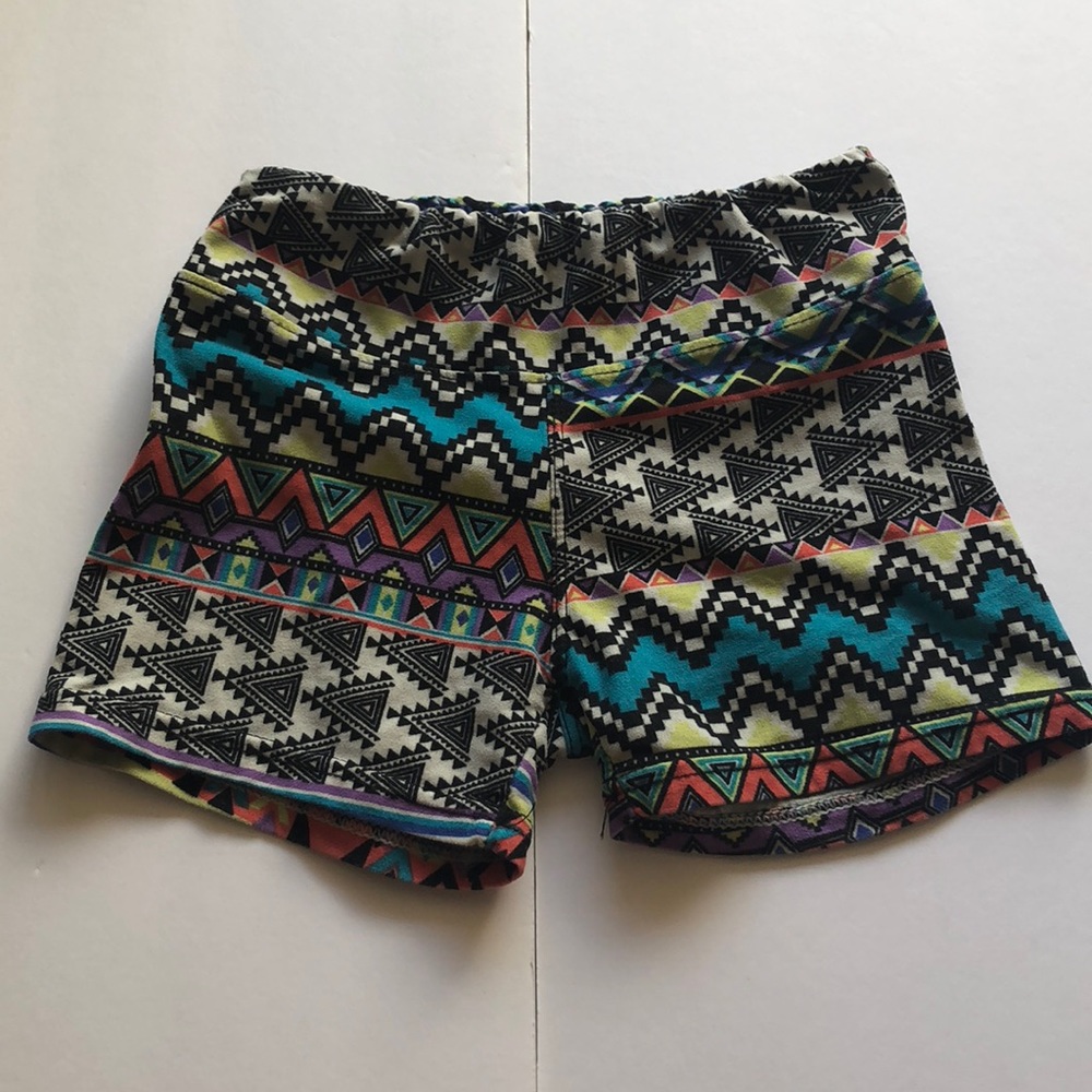 tribal aztec print shorts